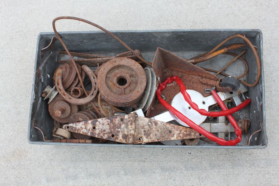 Xerox Metal Tub Filled With Metal Pieces [Photo 4]