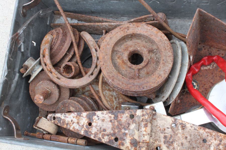 Xerox Metal Tub Filled With Metal Pieces [Photo 3]