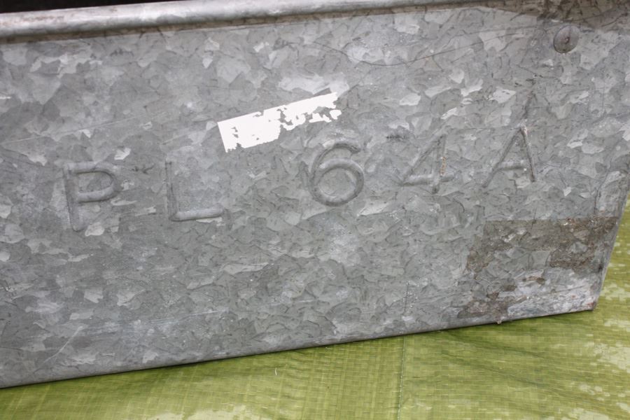 (6) Xerox Galvanized Metal Tubs With Handles Marked Xerox PL 64A [Photo 10]