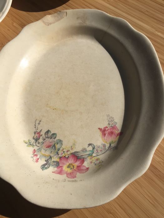 Vintage China Serving Pieces Note Chips [Photo 5]