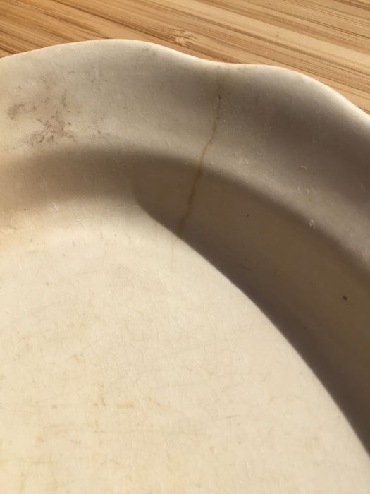 Vintage China Serving Pieces Note Chips [Photo 6]