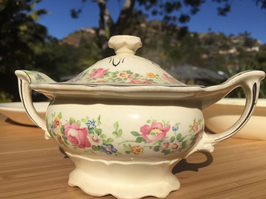 Vintage China Serving Pieces Note Chips [Photo 7]