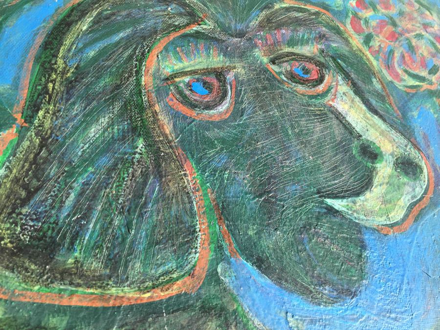 Original Painting Of Dog On A Walk [Photo 2]