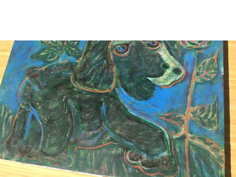 Original Painting Of Dog On A Walk [Photo 4]