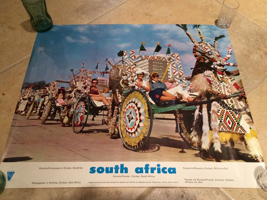 Original Vintage South Africa Travel Poster [Photo 1]