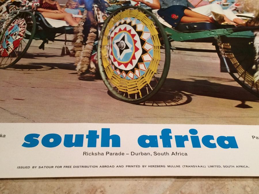Original Vintage South Africa Travel Poster [Photo 2]