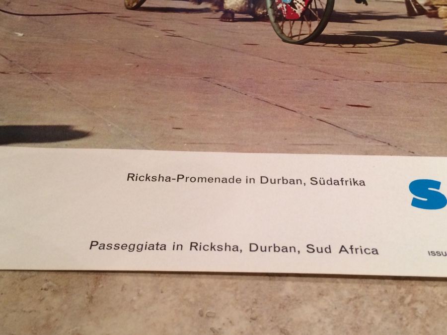 Original Vintage South Africa Travel Poster [Photo 3]