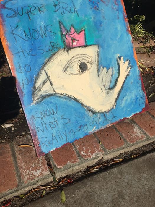 Original Painting Of Bird Signed Alissa Raleigh [Photo 2]