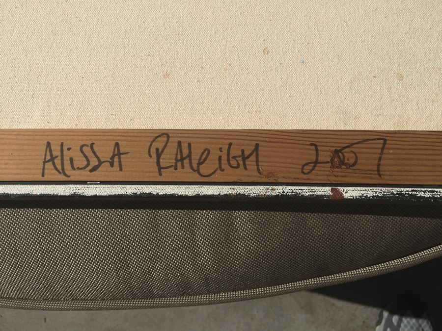 Original Painting Of Bird Signed Alissa Raleigh [Photo 8]