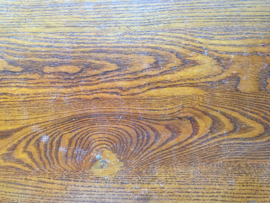 Vintage Wood And Metal Folding Leg Table With Brass Accents - Looks Like A Shuffleboard Table [Photo 20]