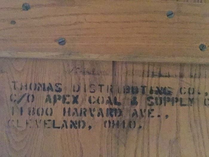 Vintage Wood And Metal Folding Leg Table With Brass Accents - Looks Like A Shuffleboard Table [Photo 9]