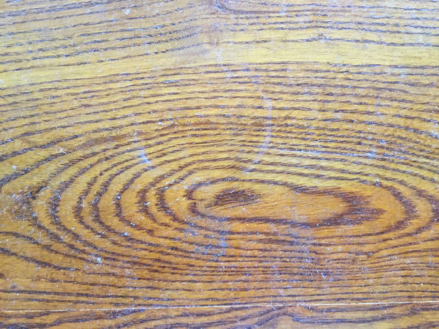 Vintage Wood And Metal Folding Leg Table With Brass Accents - Looks Like A Shuffleboard Table [Photo 19]