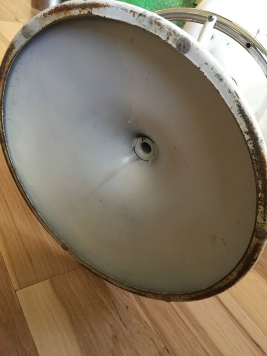 Mid-Century Modern White Bar Stool [Photo 9]