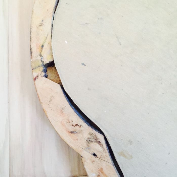 Vintage Wood Mirror [Photo 6]