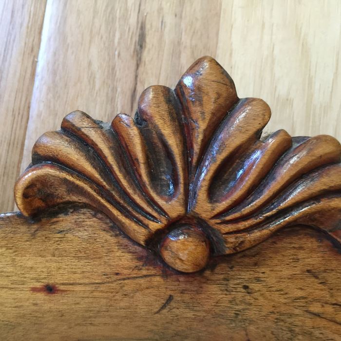 Vintage Wood Mirror [Photo 2]