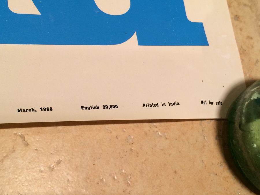 Original Vintage India Travel Poster [Photo 7]