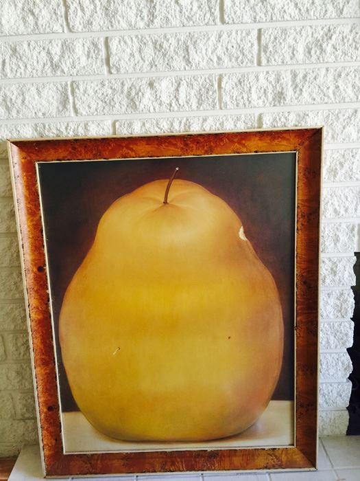 Pear Print In A Beautiful Frame [Photo 2]