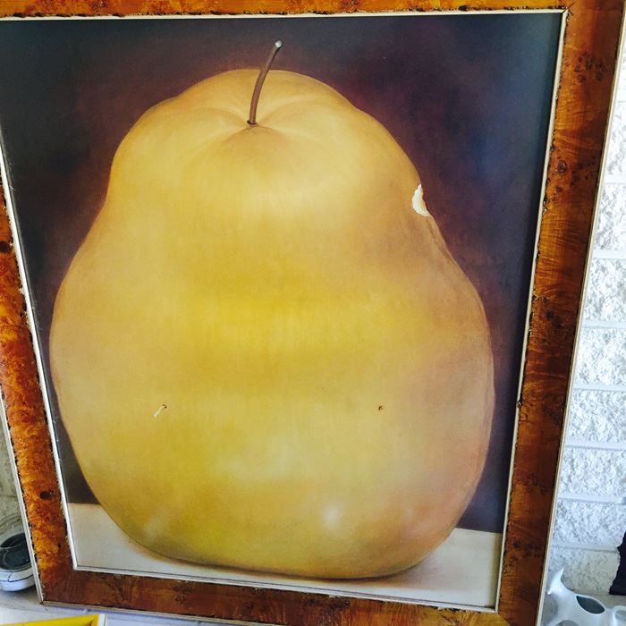 Pear Print In A Beautiful Frame [Photo 7]
