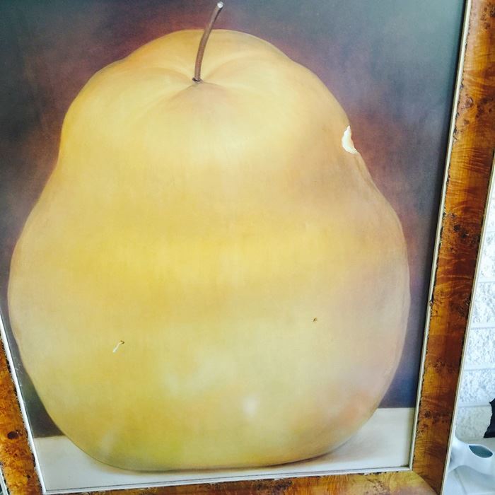 Pear Print In A Beautiful Frame [Photo 5]
