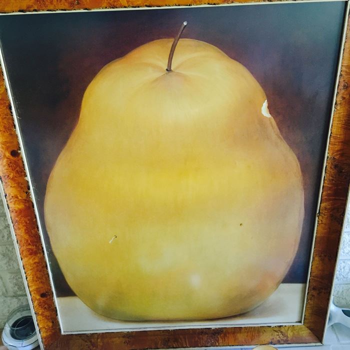 Pear Print In A Beautiful Frame [Photo 1]