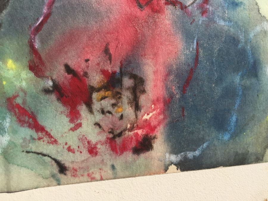 Original Floral Watercolor Signed [Photo 8]