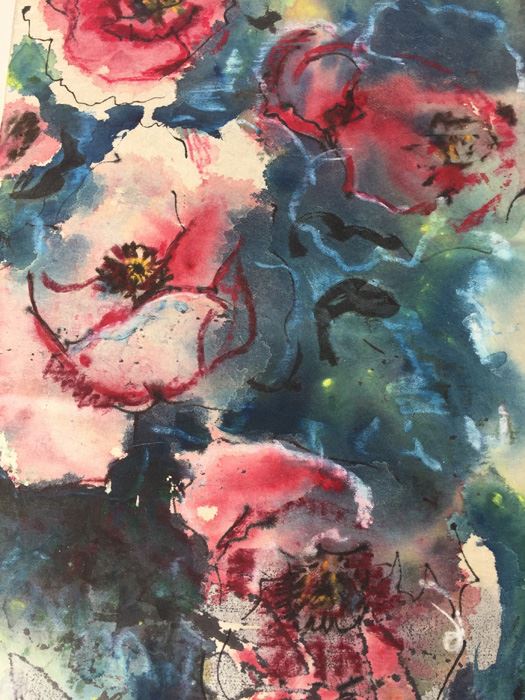 Original Floral Watercolor Signed [Photo 4]