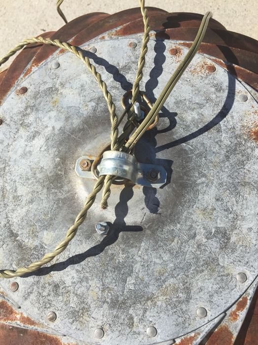 Pair Of Metal Industrial Light Fixtures - May Need Rewiring [Photo 8]