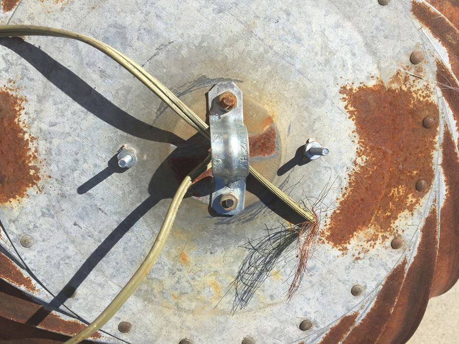 Pair Of Metal Industrial Light Fixtures - May Need Rewiring [Photo 4]
