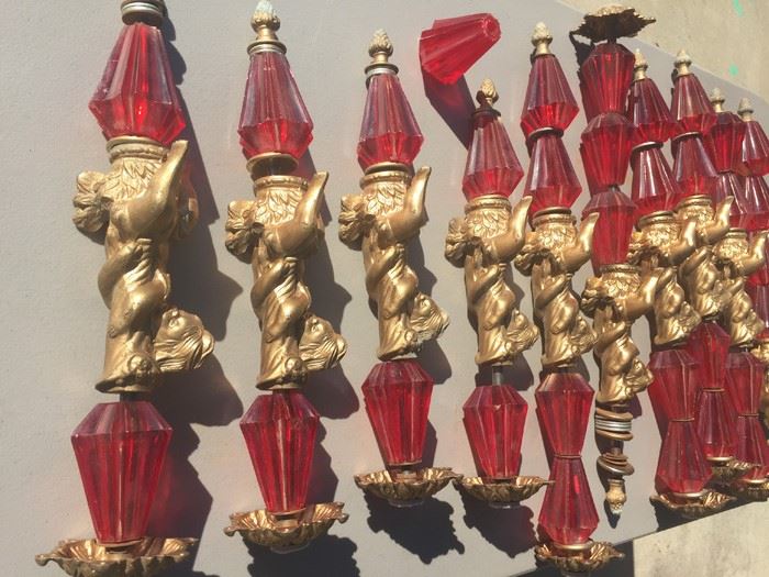 Lot Of Vintage Table Legs