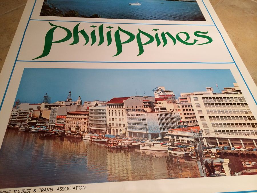 Original Vintage Philippines Travel Poster [Photo 3]