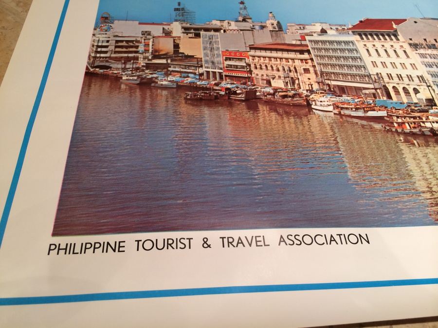 Original Vintage Philippines Travel Poster [Photo 2]