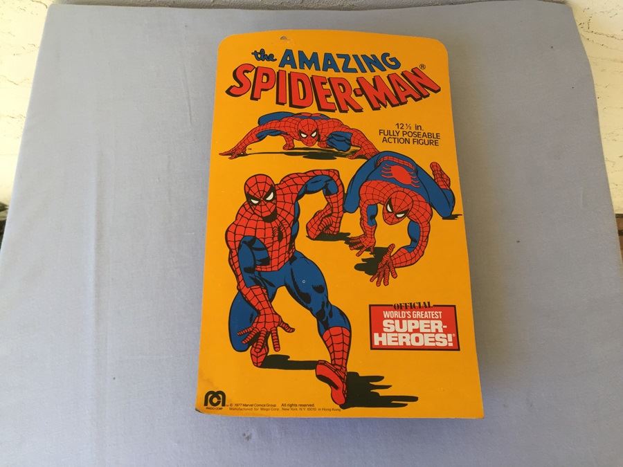MEGO 1977 Marvel Comics Group Spider-Man 12 1/2' Action Figure MINT On Card [Photo 7]