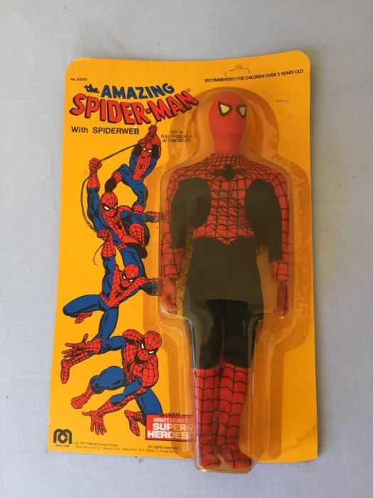 MEGO 1977 Marvel Comics Group Spider-Man 12 1/2' Action Figure MINT On Card
