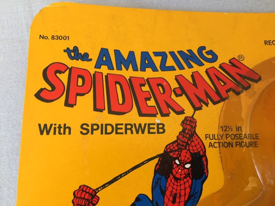 MEGO 1977 Marvel Comics Group Spider-Man 12 1/2' Action Figure MINT On Card