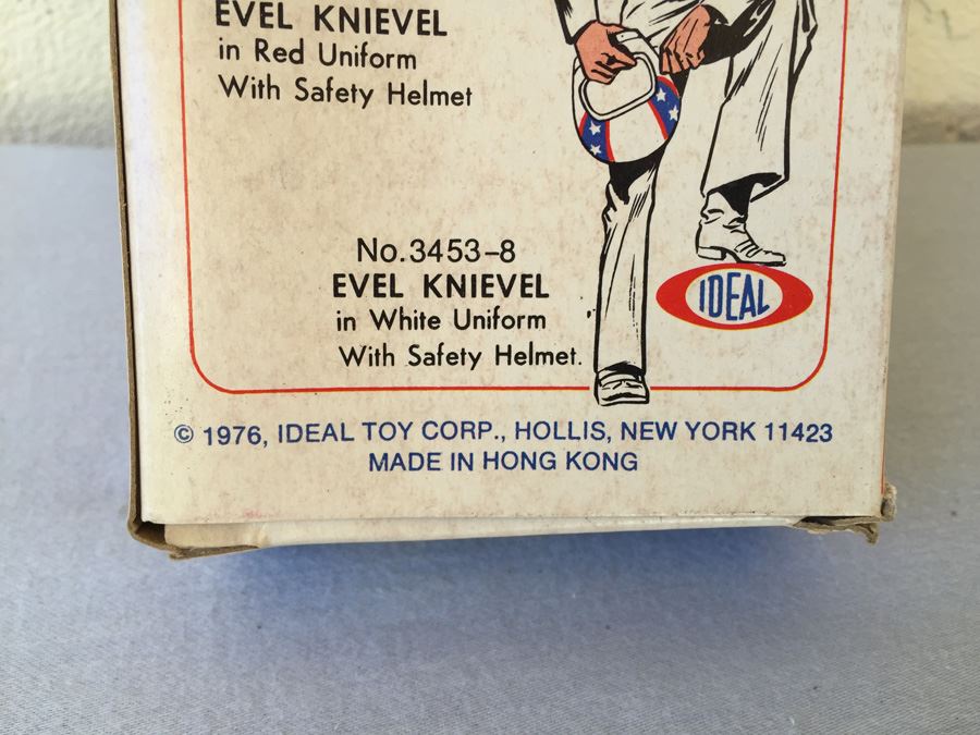 Evel Knievel 1976 Ideal Action Figure New In Box