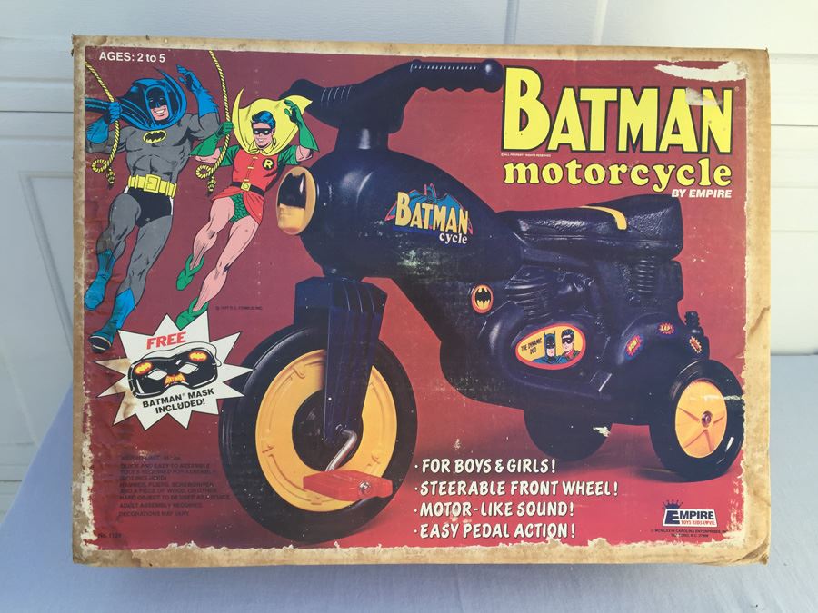 BATMAN Motorcycle By Empire New In Box RARE Vintage 1977