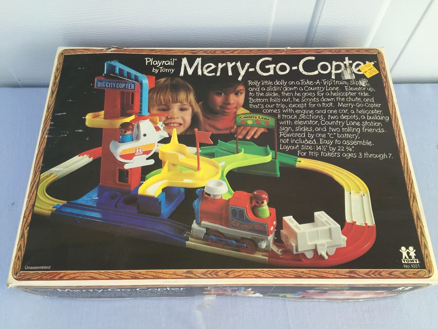 Merry-Go-Copter By Tomy Playset Vintage 1978 [Photo 1]