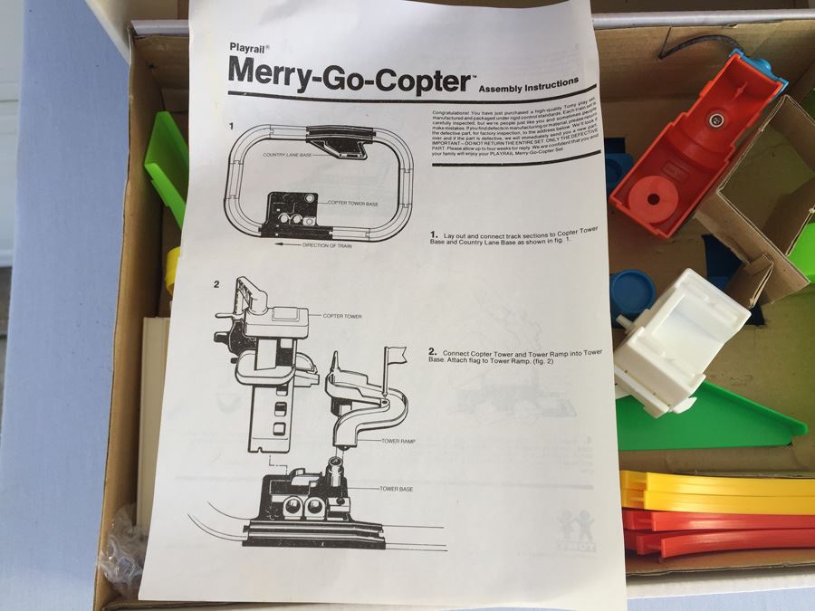 Merry-Go-Copter By Tomy Playset Vintage 1978 [Photo 7]