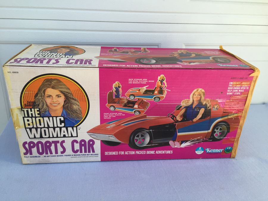 Jaime Sommers The Bionic Woman Sports Car Kenner 1977 New In Box [Photo 1]