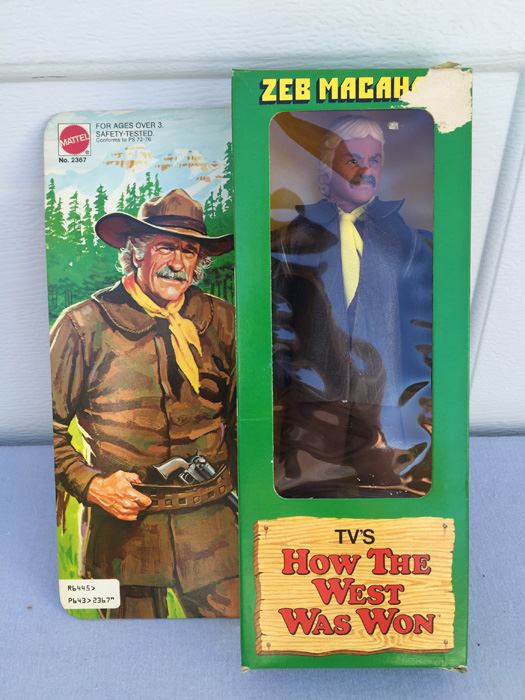 How The West Was Won Zeb Macahan Doll New In Box Mattel Vintage 1978