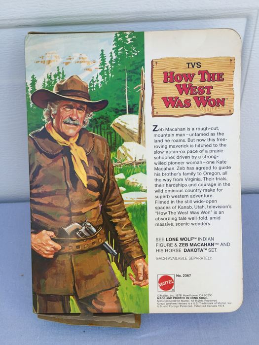 How The West Was Won Zeb Macahan Doll New In Box Mattel Vintage 1978 [Photo 3]