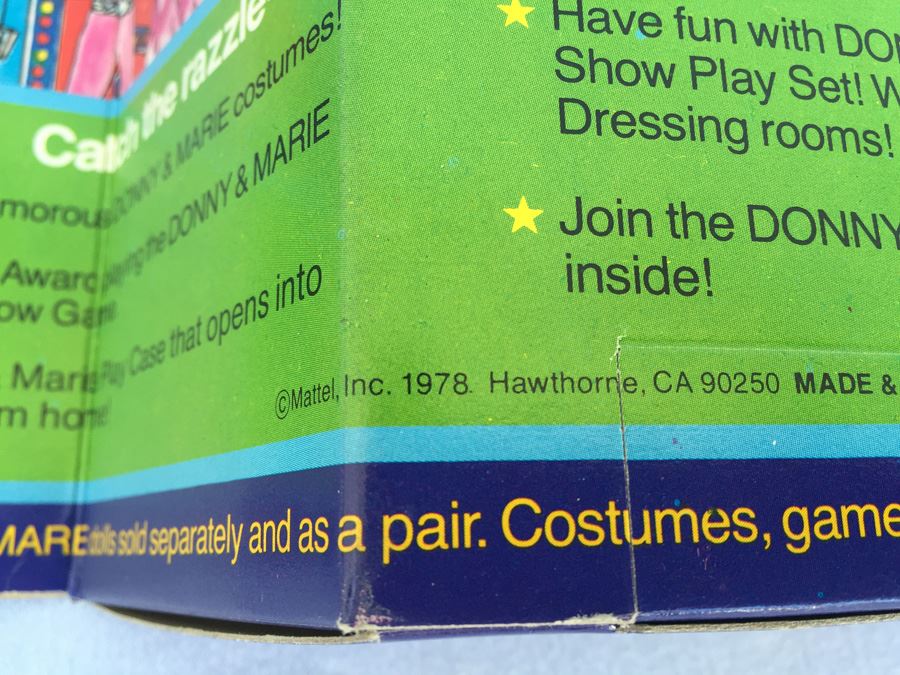 Jimmy Osmond Doll Based On Donny & Marie Osmond Show Mattel Vintage 1978 New In Box [Photo 9]