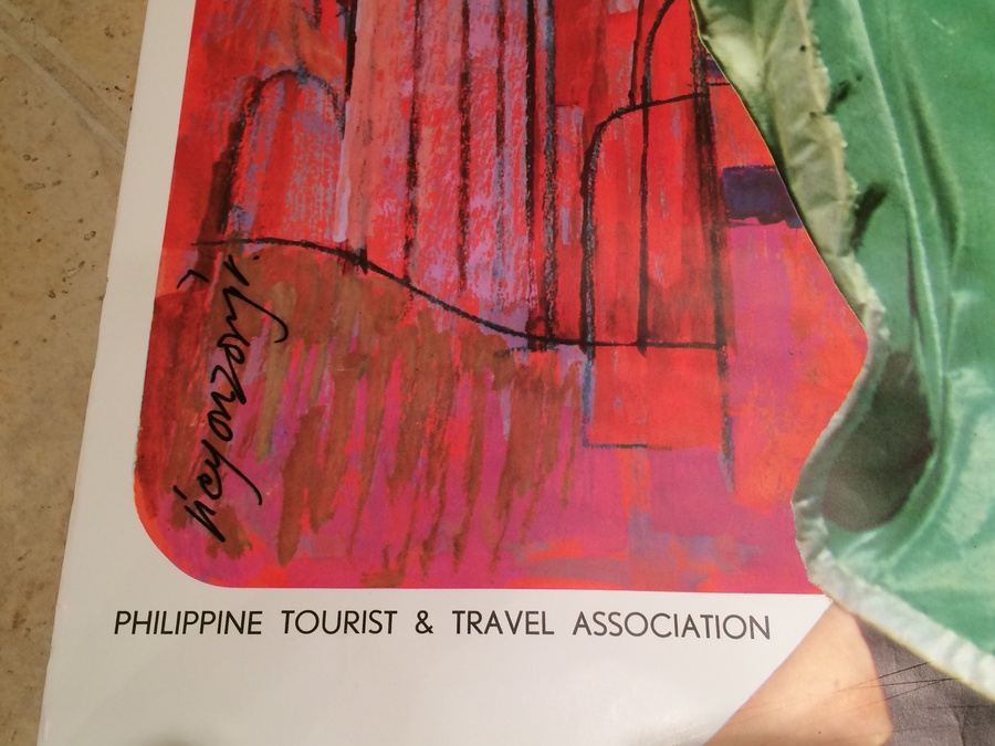 Original Vintage Philippines Travel Poster [Photo 2]