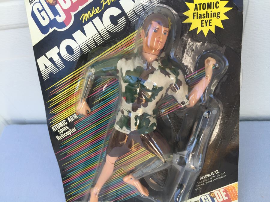 GI Joe Mike Power Atomic Man With Atomic Flashing Eye New On Card Vintage 1975 [Photo 6]