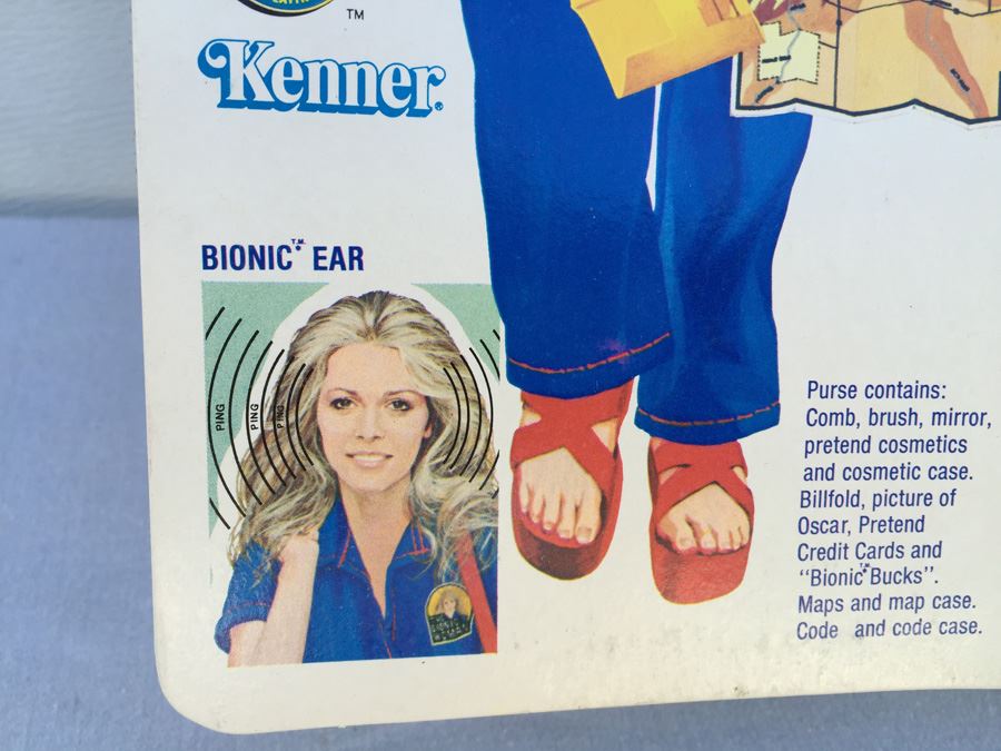 Jaime Sommers The Bionic Woman Action Figure With Mission Purse New In Box Vintage 1974 [Photo 10]