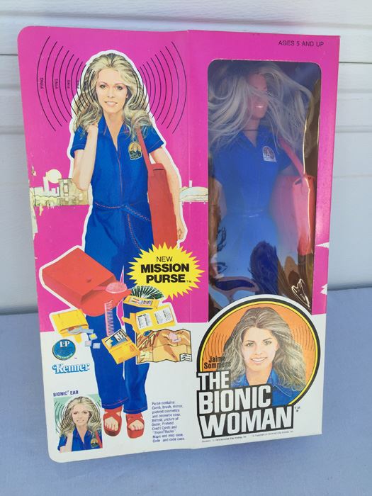 Jaime Sommers The Bionic Woman Action Figure With Mission Purse New In Box Vintage 1974 [Photo 1]