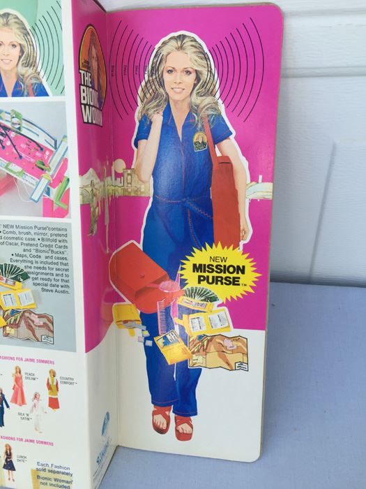 Jaime Sommers The Bionic Woman Action Figure With Mission Purse New In Box Vintage 1974 [Photo 11]