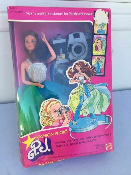 P.J. Fashion Photo Camera Barbie By Mattel New In Box Vintage 1977
