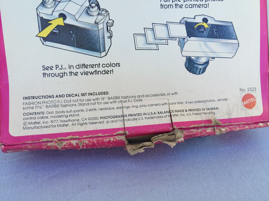 P.J. Fashion Photo Camera Barbie By Mattel New In Box Vintage 1977 [Photo 8]