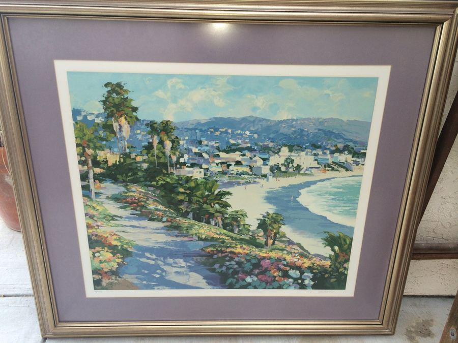 Howard Behrens 'Laguna Beach' Limited Edition Artist Proof 36/40